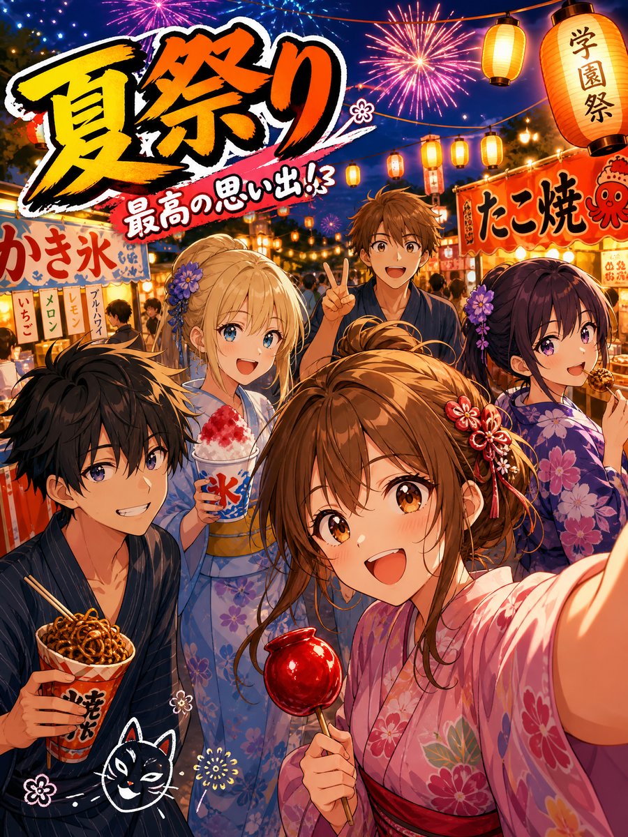 溏心vlog动漫-夏祭物语校园动漫教程